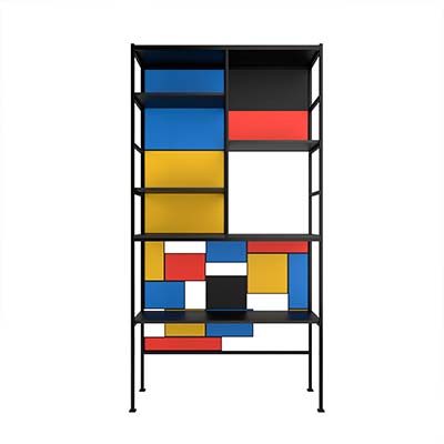 Mondrian Regal Raumteiler